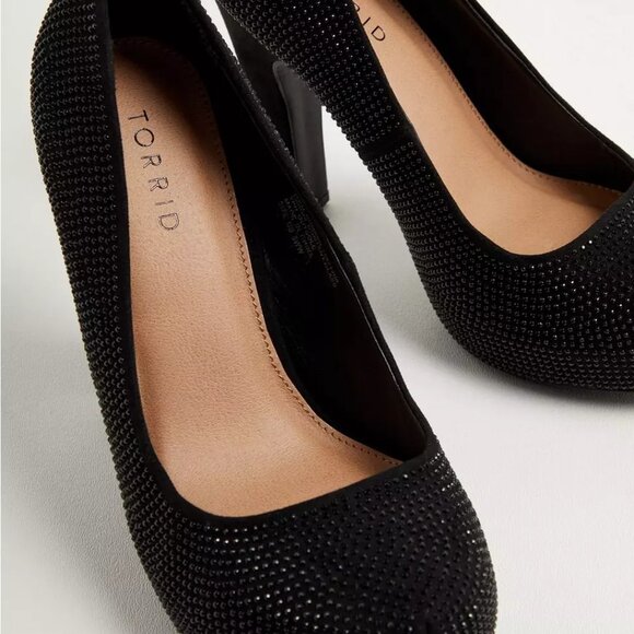 Torrid Embellished Platform Pump - Black (WW) - Picture 2 of 11